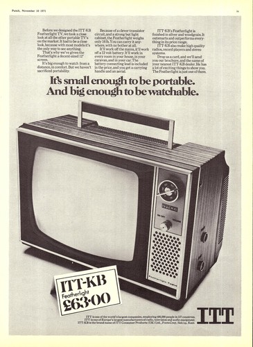 Vintage 1971 advert for - vintage,