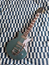 Aria Pro II Bowery 212-MK2 Pelham Blue Double Cutaway Bigsby