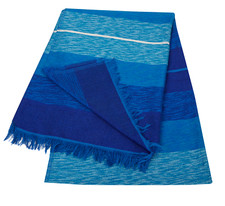 Moroccan Blue Throw Bedspread