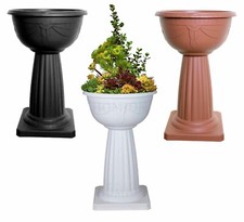 Tall pedestal jardiniere - tall,