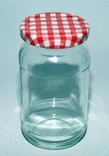Round Jars Glass 2lb Jam