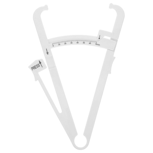 Body fat caliper - fat, white