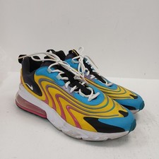  Nike Air Max 270 React Men's Trainers UK 11 Laser Blue Multi RMF31-SM