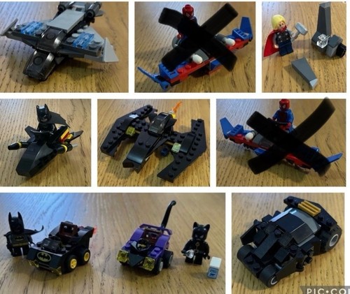 Lego mini bags marvel dc - &,