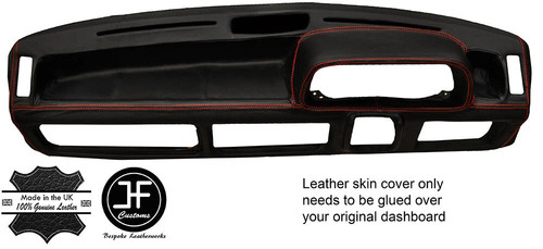Red stitching dash - red, dashboard