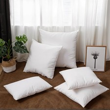 2/4/6/8pcs Throw Pillow Inserts Pad Inners with Zip Closure 35x55/45x45/50x50cm