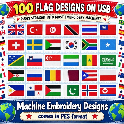 World country flags - world, pes