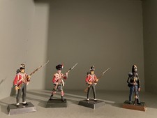 Plastic Toy Soldiers. 3 British 1Prussian Napoleonic Era by Airfix