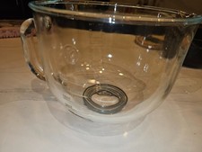 New Kenwood kMix Glass Mixing Bowl with lid KMX75, KMX750 Models -  4x Lug Base