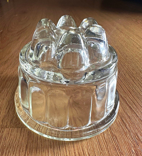 Clear glass flower - clear,
