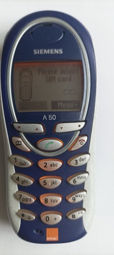 Siemens a50 blue - a50, blue/silver