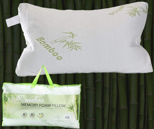 Bamboo memory foam pillow - memory,
