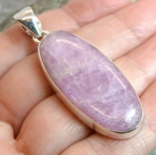 Large 925 Silver Pink/Purple KUNZITE Pendant P159~Silverwave*uk Jewellery