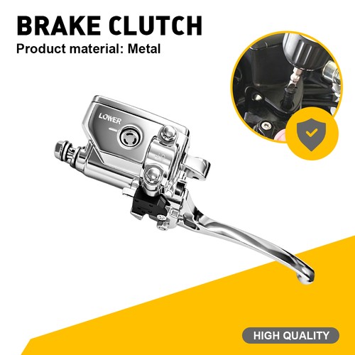 Chrome 22mm motorcycle - 7/8",