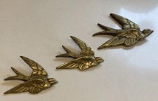 Vintage Brass Swallows Swifts