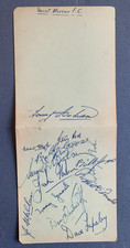 St. Mirren Autographs 1953/54 Lapsley, Gemmell, Blyth, McDonald, Watson, Rice ++