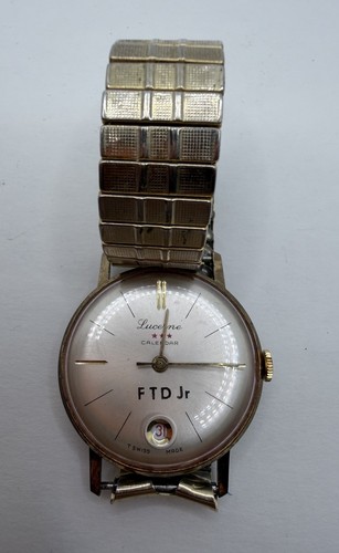 Vintage gold dial lucerne - gold,