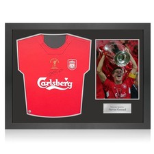 Steven Gerrard Front Signed