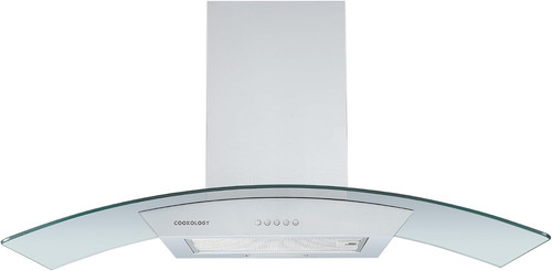 Curved glass chimney cooker - glass,