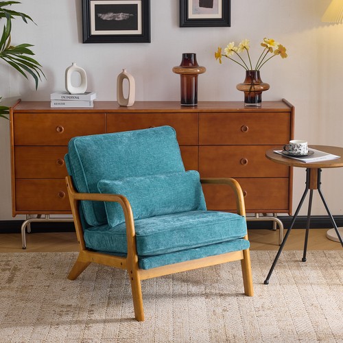 Armchair with cushions and - armchair,