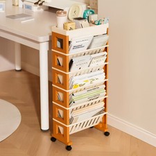 5/6 Tier Movable Bookshelf
