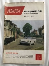 VINTAGE AIRFIX MAGAZINE - August 1961, Mosquitos, tanks, blimps, Sunbeam Alpine