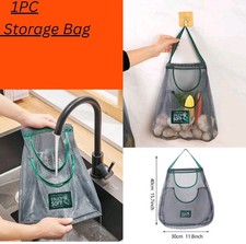 Hanging Mesh Storage Bags-Durable Fruit and Veg Net Bag Potato shopping Bag