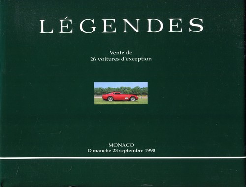 Légendes auction catalogue - auction,