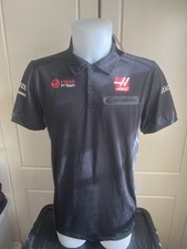 HAAS F1 TEAM ISSUE POLO SHIRT MENS MEDIUM 2023 SEASON NWT - LAST FEW IN STOCK