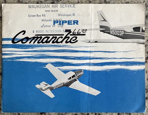 Vintage 1958 piper comanche - vintage,