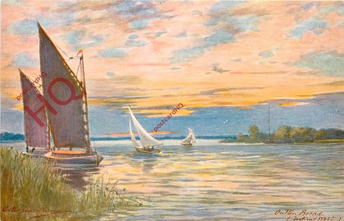 Picture postcard oulton broad - postcard>,