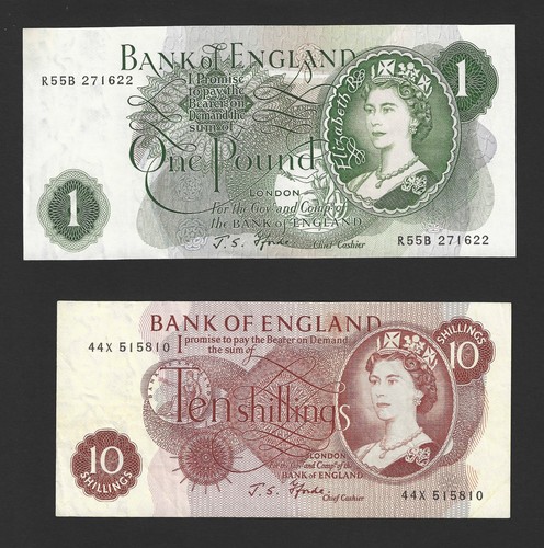 Pound 10 shillings old - 1,