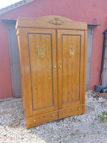 Antique pine double - antique,