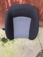 PEUGEOT 206cc OFFFSIFE DRIVERS REAR SEAT BACK CUSHION BLACK Blue Cloth