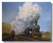 Stanier 8F 2-8-0 at Copy Pit