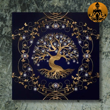 Crystals Pagan Altar Cloth