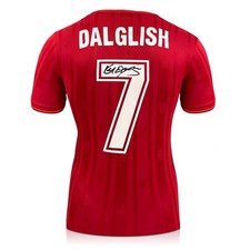 Kenny Dalglish Back Signed