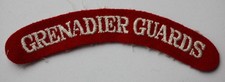 British Army, A Single Grenadier Guards Cloth Shoulder Title. (B36)