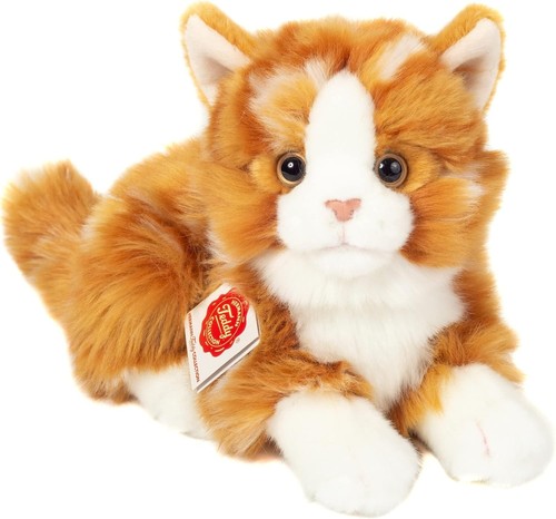 Ginger tabby cat teddy - cat, by