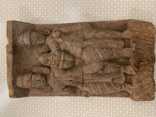 Antique indian wood carving - indian,