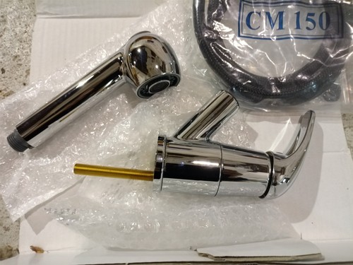 Chrome combi mixer tap and - mixer,