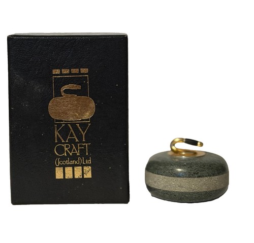 Mini curling stone - curling, 3”