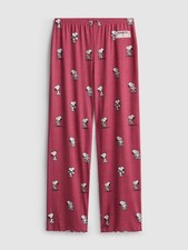 Snoopy Graphic Wide Leg Pyjama