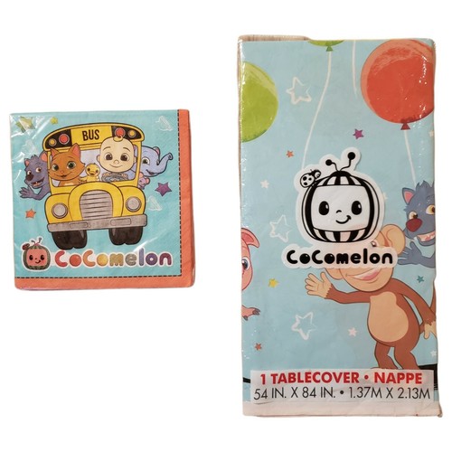 Cocomelon plastic tablecover - tablecover, &
