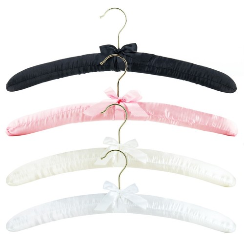 Padded coat clothes hanger - coat,