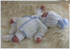 BABY KNITTING PATTERNS DK 25 JACOB BOYS OR REBORN DOLLS PRECIOUS NEWBORN KNITS