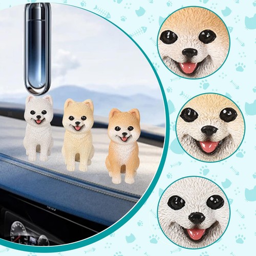 Pomeranian dog figurine - pomeranian,