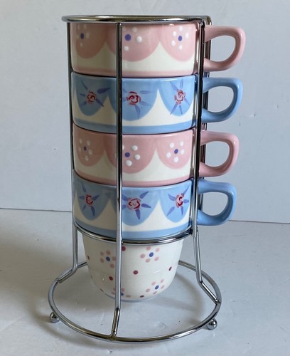 Stacking mug set - stacking, &