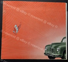 c1948 the Singer  "new" SM 1500 & Singer Roadster Models - Advertisement leaflet