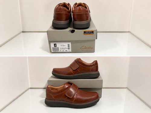 Clarks abode strap dark - abode,